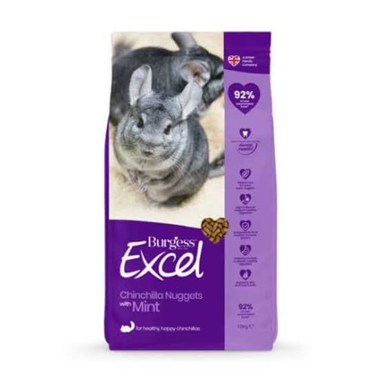 Burgees excel chinchilla nuggets 1.5kg